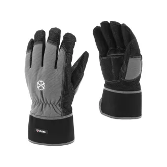 YATO Montagehandschuh gefüttert verstärkt Größe 11 grau