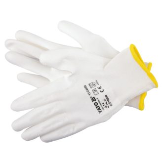 YATO Montagehandschuhe (WEISS getaucht) 9