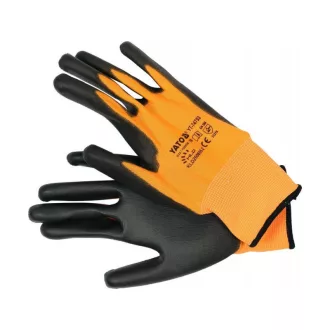 YATO Arbeitsschutzhandschuhe PU getaucht 10