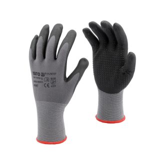   YATO Arbeitsschutzhandschuhe geschäumtes Nitril getaucht 10 rutschfest