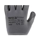YATO Arbeitsschutzhandschuhe geschäumtes Nitril getaucht 10 rutschfest