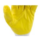 YATO Montagehandschuhe (Nitril getaucht GELB) 10