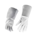 YATO Arbeitsschutz-Schweißhandschuh, Größe 10, Leder weiß