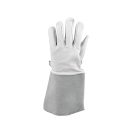 YATO Arbeitsschutz-Schweißhandschuh, Größe 10, Leder weiß