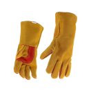 YATO Arbeitsschutz-Schweißhandschuh, Größe 10, Leder gelb