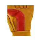 YATO Arbeitsschutz-Schweißhandschuh, Größe 10, Leder gelb