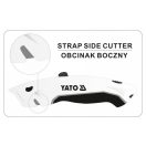 YATO Trapezklingenmesser einziehbar mit 3 Trapezklingen
