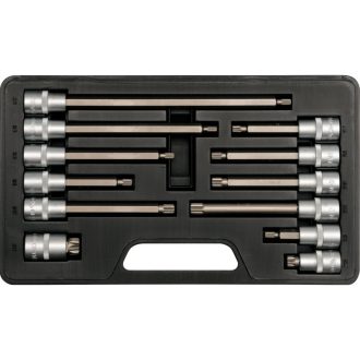   YATO Bit-Steckschlüssel-Set 12-teilig Spline 1/2" M5-M17 CrV