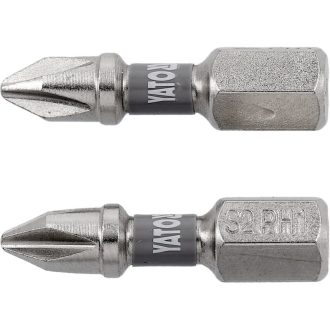 YATO Bit-Spitze PH1 x 25 mm (2 Stück)