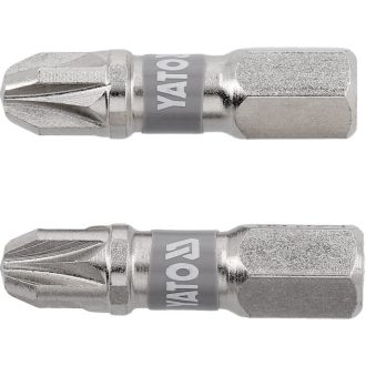 YATO Bit Spitze PZ3 x 25 mm (2 Stück)