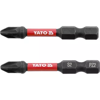 YATO Impact-Bit-Spitze PZ2 x 50 mm (2 Stück)