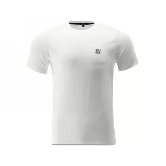 YATO Rundhalsausschnitt Elastisches T-Shirt Größe M, weiß