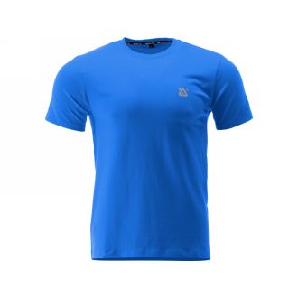   YATO Elastisches Poloshirt mit Rundhalsausschnitt, Größe L, blau