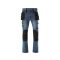YATO Arbeitsschutzjeans lange Hose Größe M 17 Taschen dunkelblau