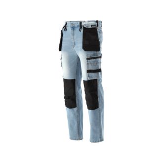 YATO Arbeitsschutzjeans lange Hose, Größe M, 17 Taschen