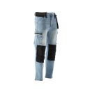YATO Arbeitsschutzjeans lange Hose Größe L/XL mit 17 Taschen