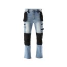 YATO Arbeitsschutzjeans lange Hose Größe L/XL mit 17 Taschen