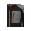 YATO Arbeitsschutz-Softshelljacke schwarz-grau Größe S mit 3 Taschen