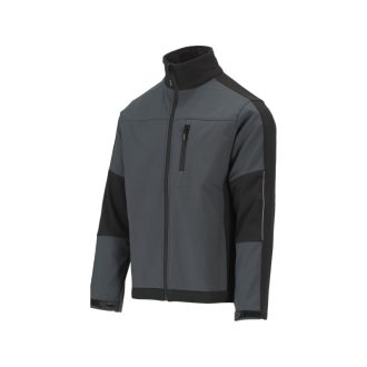   YATO Arbeitsschutz-Softshelljacke grau-schwarz Größe S mit 3 Taschen