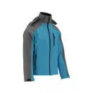 YATO Arbeitsschutz-Softshelljacke mit Kapuze blau-grau XL-Größe