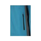 YATO Arbeitsschutz-Softshelljacke mit Kapuze blau-grau Größe XXXL