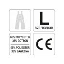 YATO Arbeitsschutz-Gartenhose L Größe 7 Taschen Dan