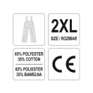 YATO Arbeitsschutz-Gartenhose Größe 2XL 7 Taschen Dan