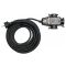 YATO Verlängerungsschaukelkabel gummiisoliert 3 Stecker 10 m 3 x 1,5 mm2
