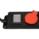 YATO Elektroverlängerung 5-Verteiler 3 m 3 x 1,5 mm2