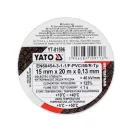 YATO Isolierband 15 x 0,13 mm x 20 m weiß