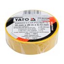 YATO Isolierband 19 x 0,13 mm x 20 m zitronengelb
