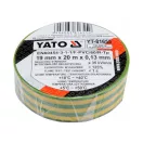 YATO Isolierband 19 x 0,13 mm x 20 m grün-gelb