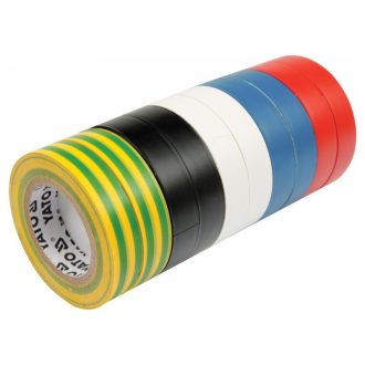   YATO Isolierband 19 x 0,13 mm x 20 m fünf Farben (10 Stück)