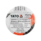 YATO Isolierband 25 x 0,19 mm x 20 m schwarz