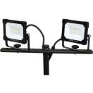 YATO Elektrischer LED Doppelreflektor mit Ständer 3800 lm 2 x 20 W