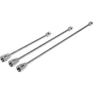 YATO Verlängerungsstangen-Set 3-teilig 300, 450, 600 mm YT-82562, YT-82560 für Farbspritzgerät
