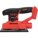 YATO Akku-Vibrationsschleifer 90 x 187 mm 18 V Li-Ion (ohne Akku + Ladegerät)