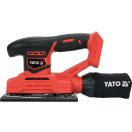 YATO Akku-Vibrationsschleifer 90 x 187 mm 18 V Li-Ion (ohne Akku + Ladegerät)