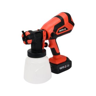   YATO Akku-Spritzpistole 1000 ml 18 V Li-Ion (1 x 4,0 Ah Akku + Ladegerät)