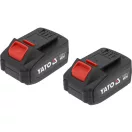 YATO Kombihammer SDS-Plus bürstenlos 18 V (2 x 4 Ah Akku + Ladegerät)