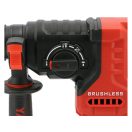 YATO Akku-Bohrhammer bürstenlos SDS-plus 18 V (2 x 4 Ah Akku und Ladegerät)