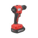 YATO Akku-Bohrschrauber 45 Nm bürstenlos 18 V (1 x 2,0 Ah Akku + Ladegerät)