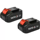 YATO Akku-Bohrschrauber 40 Nm mit japanischem Motor 18 V Li-Ion (2 x 3,0 Ah Akkus + Ladegerät)