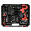 YATO Akku-Schlagbohrschrauber 75 Nm bürstenlos 18 V (1 x 3,0 Ah Akku + Ladegerät)