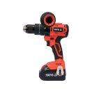 YATO Akku-Schlagbohrschrauber 75 Nm bürstenlos 18 V (2 x 3,0 Ah Akku + Ladegerät)