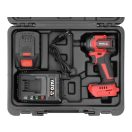 YATO Akku-Schlagschrauber 1/4" 230 Nm bürstenlos 18 V (1 x 4,0 Ah Akku + Ladegerät)