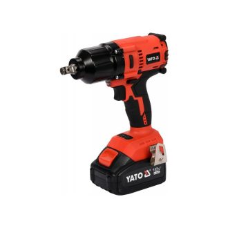   YATO Akku-Schlagschrauber 1/2" 700 Nm bürstenlos 18 V (1 x 3,0 Ah Akku + Ladegerät)