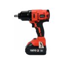 YATO Akku-Schlagschrauber 1/2" 700 Nm bürstenlos 18 V (1 x 3,0 Ah Akku + Ladegerät)