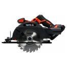 YATO Akku-Handkreissäge 165 mm 18 V Li-Ion (1 x 2,0 Ah Akku + Ladegerät)