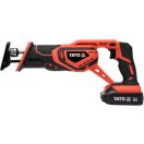 YATO Akku-Säbelsäge 18 V Li-Ion (1 x 2,0 Ah Akku + Ladegerät)